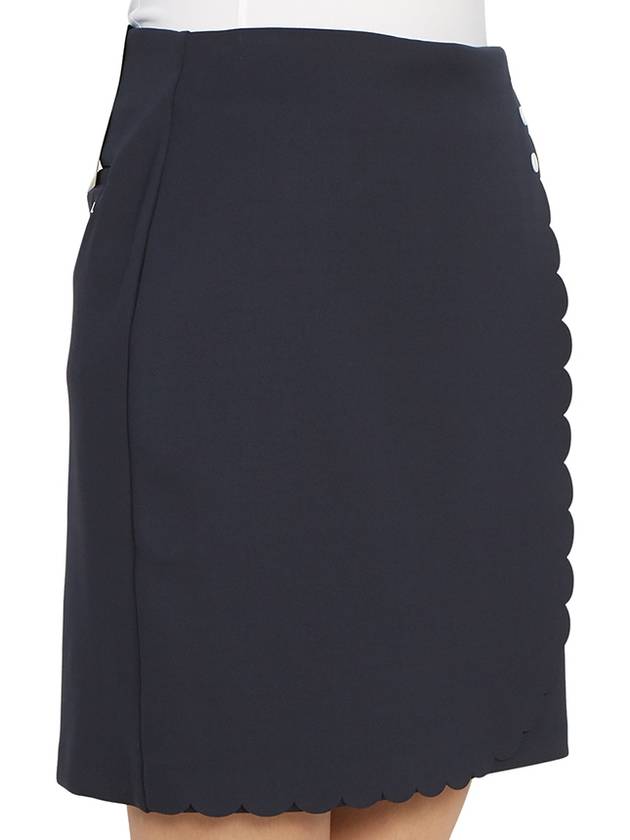 Women's Anna Mini H-Line Skirt Navy - J.LINDEBERG - BALAAN 10