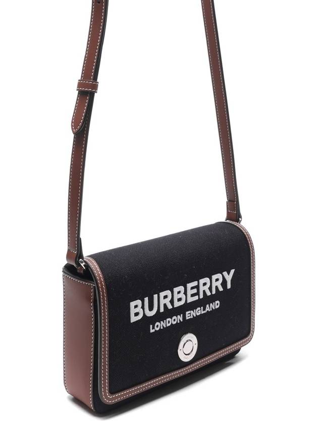 Cotton Technical Leather Cross Bag - BURBERRY - BALAAN 4