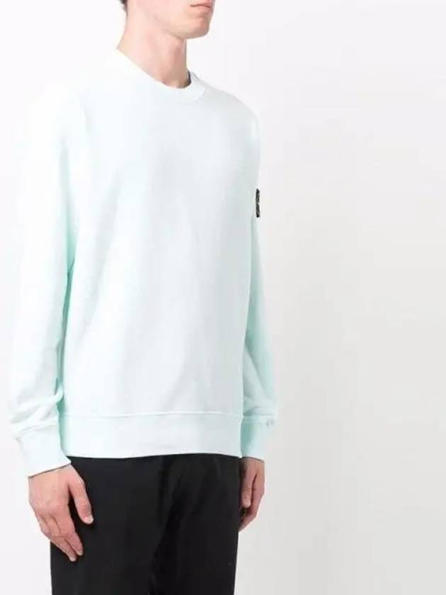 Wappen Patch Crewneck Sweatshirt Light Green - STONE ISLAND - BALAAN 3