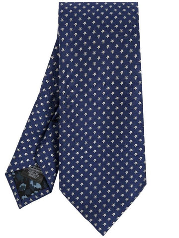 Paul Smith Silk Tie, Men's, Navy Blue - PAUL SMITH - BALAAN 1