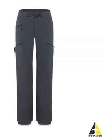 BLACK DIAMOND Dawn Patrol Hybrid Pants WOMENS Carbon NAWAP741051 - BLACKBROWN - BALAAN 1