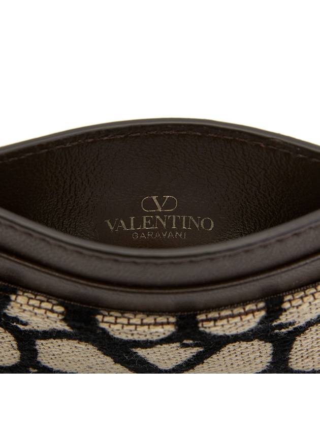 Iconographe Card Wallet Beige - VALENTINO - BALAAN 6