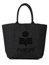 Yenky Logo Tote Bag Black - ISABEL MARANT - BALAAN 2