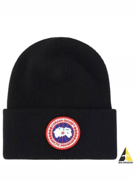 Arctic Disc Torque Wool Beanie Black - CANADA GOOSE - BALAAN 2