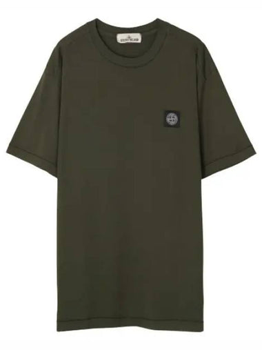 Cotton jersey short sleeve t shirt slim fit - STONE ISLAND - BALAAN 1