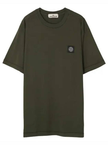 Cotton Jersey Short Sleeve T Shirt Slim Fit Men s Tee - STONE ISLAND - BALAAN 1