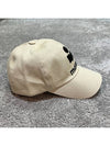 TYRONY embroidered logo ball cap hat ecru black CQ001XFA A1C09A ECBK - ISABEL MARANT ETOILE - BALAAN 3