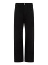 Mid-Rise Twisted Jeans Black - LEMAIRE - BALAAN 2