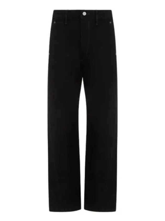 Mid-Rise Twisted Jeans Black - LEMAIRE - BALAAN 2