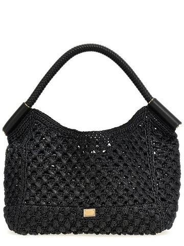 Dolce & Gabbana Raffia Shopping Bag - DOLCE&GABBANA - BALAAN 1