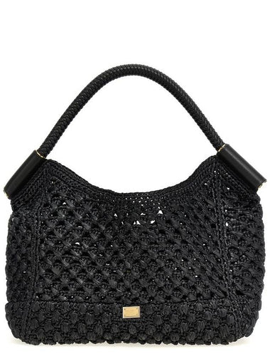 Dolce & Gabbana Raffia Shopping Bag - DOLCE&GABBANA - BALAAN 1