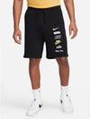 Club Fleece French Terry Shorts Black - NIKE - BALAAN 3