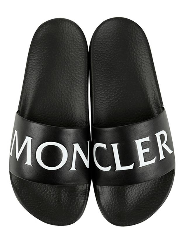 Logo Slippers Black - MONCLER - BALAAN 2