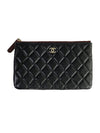 Classic Small Caviar Gold Pouch Bag Black - CHANEL - BALAAN 1