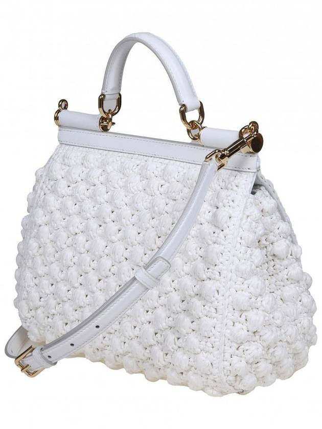 Dolce & Gabbana Large Sicily Handbag In Raffia Crochet - DOLCE&GABBANA - BALAAN 3