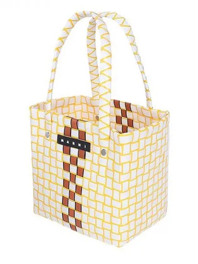 Woven tote bag yellow M00638 M00IW 0M100 270443 1119742 - MARNI - BALAAN 1