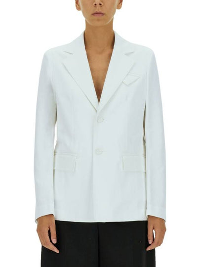 Classic Twill Jacket White - BOTTEGA VENETA - BALAAN 2