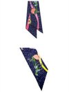 Space Derby Twilly Scarf Marine - HERMES - BALAAN 6