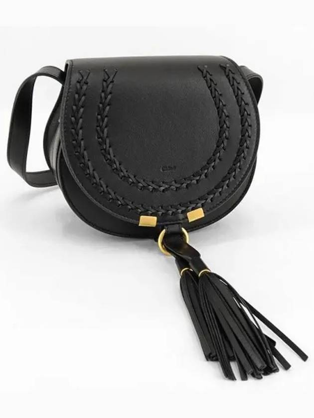 Marcie Leather Small Cross Bag Black - CHLOE - BALAAN 2