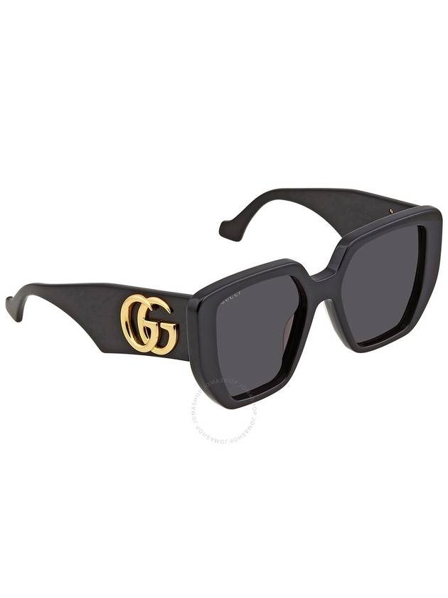 Eyewear Interlocking G Bold Frame Sunglasses Black - GUCCI - BALAAN 4