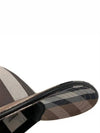 Logo Check Cotton Ball Cap Birch Brown - BURBERRY - BALAAN 8