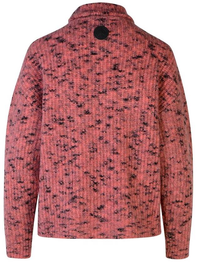 Moschino Jeans Pink Wool Blend Turtleneck Sweater - MOSCHINO - BALAAN 3