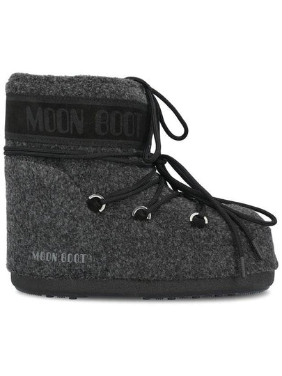 Icon Low Felt Winter Boots Black Melange - MOON BOOT - BALAAN 2