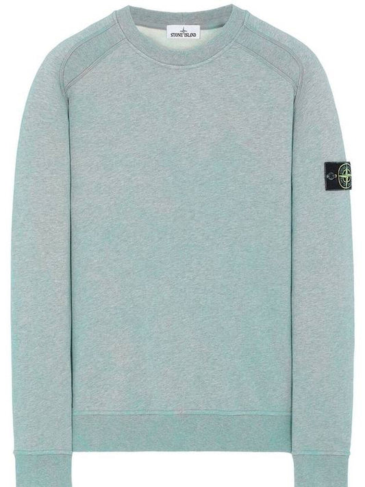 Men's Dust Color Treatment Sweatshirt Green - STONE ISLAND - BALAAN 1