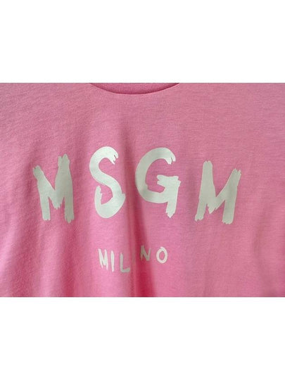 Kids T Shirt F4MSJUTH290 Pink 6 14A - MSGM - BALAAN 2