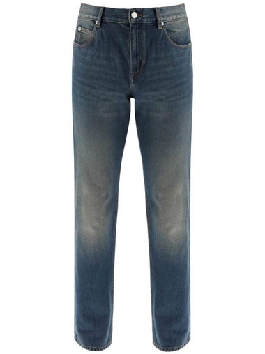 Denim Straight Pants PA0180HC B1G02H 30FB - ISABEL MARANT - BALAAN 1