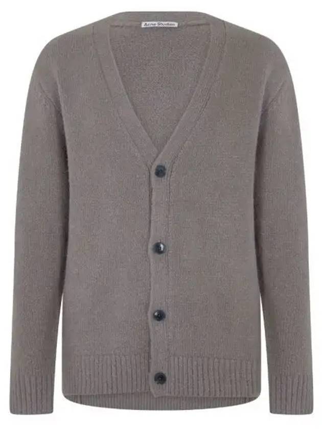 Wool Blend Cardigan Grey - ACNE STUDIOS - BALAAN 2