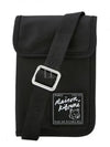 Clutch Pouch Cross Bag Black - MAISON KITSUNE - BALAAN 2