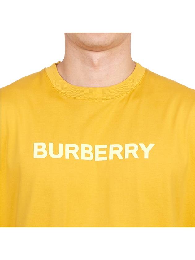 BURBERRY Men s Logo Print Cotton Short Sleeve T Shirt Yellow Up to 80 Off at BALAAN