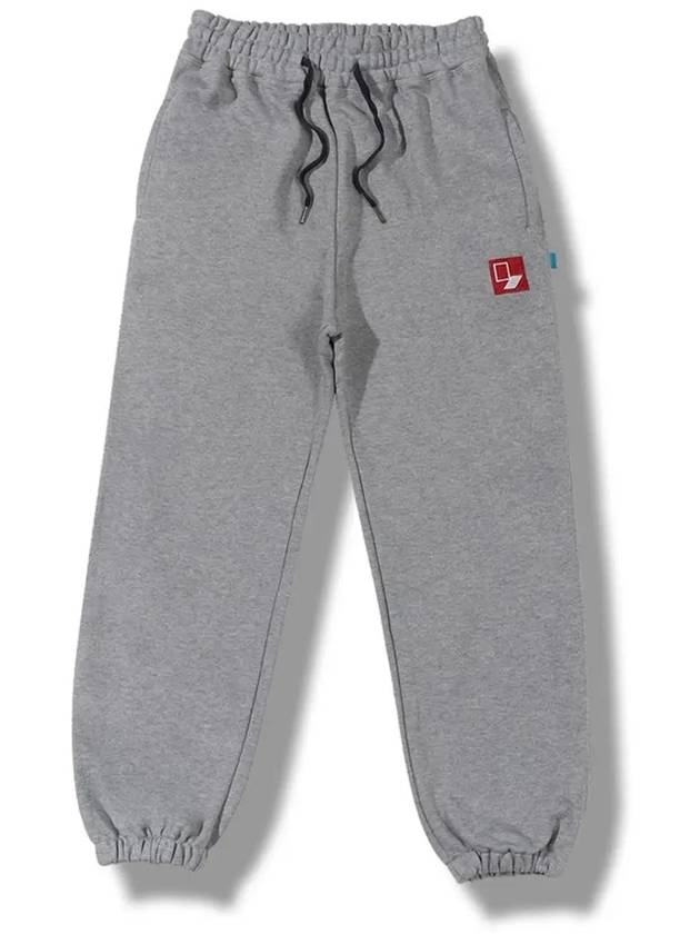 Unisex BXJGPT Door Box Sweat Jogger Pants Gray - CHANCE'S NOI - BALAAN 1