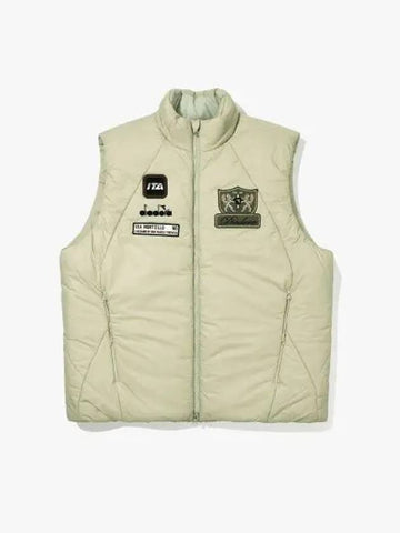 Diadora Winter Pitcrew Racer Padding Vest LIGHT KHAKI - DIADORA - BALAAN 1