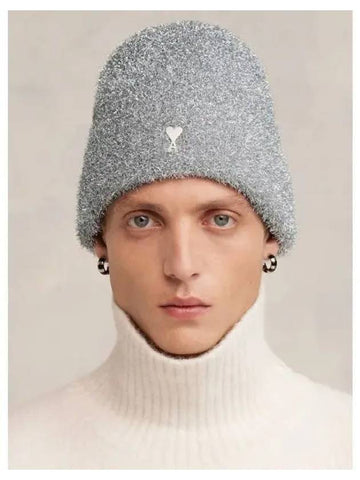 Unisex Adc Beanie Silver Domestic Product GM0023120851825 - AMI - BALAAN 1