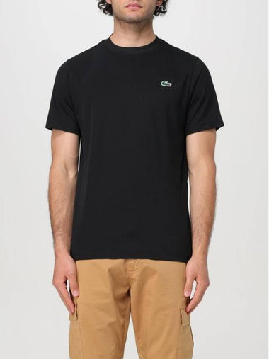 Men's Ultra Dry Short Sleeve T-Shirt Black - LACOSTE - BALAAN 1