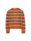 Mohair Knit Cardigan Orange - MARNI - BALAAN 3