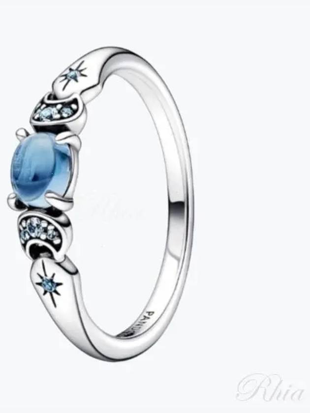 Disney Aladdin Princess Jasmine Ring Blue Silver - PANDORA - BALAAN 2