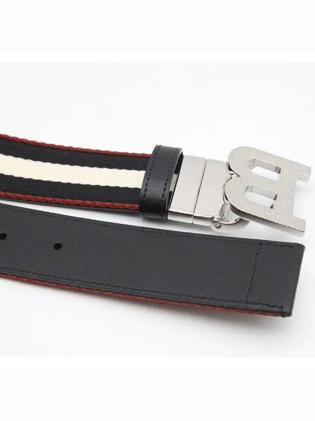 Men's B Buckle Double-Sided Leather Belt - BALLY - BALAAN 5