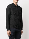 Pocket Lens Over Jacket Black - CP COMPANY - BALAAN.