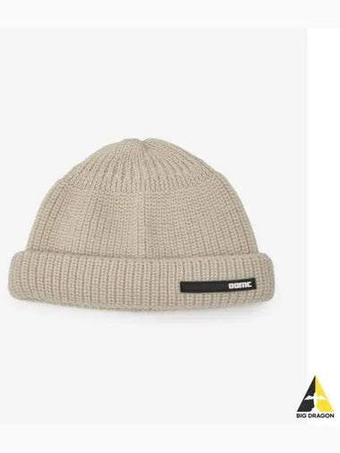 Peak Logo Patch Beanie Natural White 23A28OAK14FLTOA009108 - OAMC - BALAAN 1