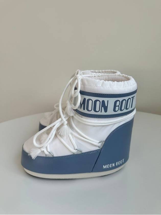 Icon Low Nylon Snow Boots Blue - MOON BOOT - BALAAN 4