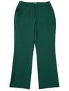 Hem slit semi bootcut pants GREEN WOMAN - MALBON GOLF - BALAAN 1