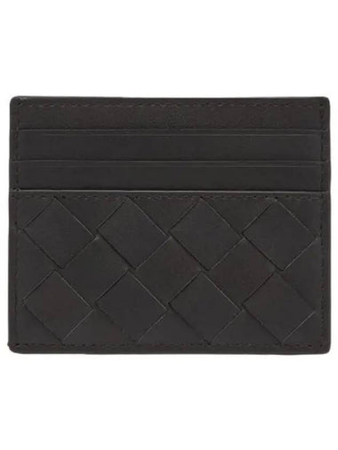 Intrecciato Card Case Espresso Nero - BOTTEGA VENETA - BALAAN 1