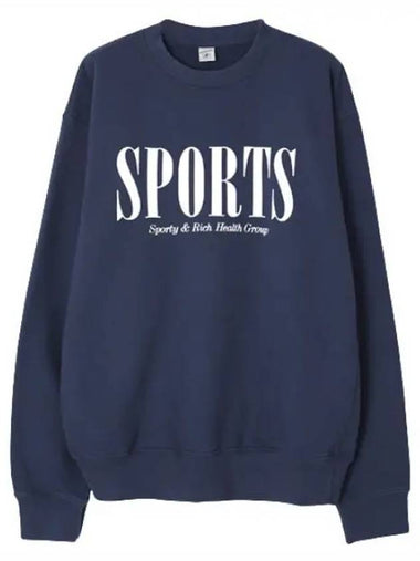 Sports print crewneck sweatshirt - SPORTY & RICH - BALAAN 1