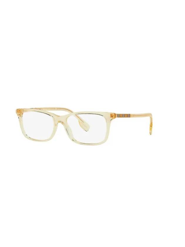 Eyewear Transparent Square Horn-rimmed Eyeglasses Yellow - BURBERRY - BALAAN 1