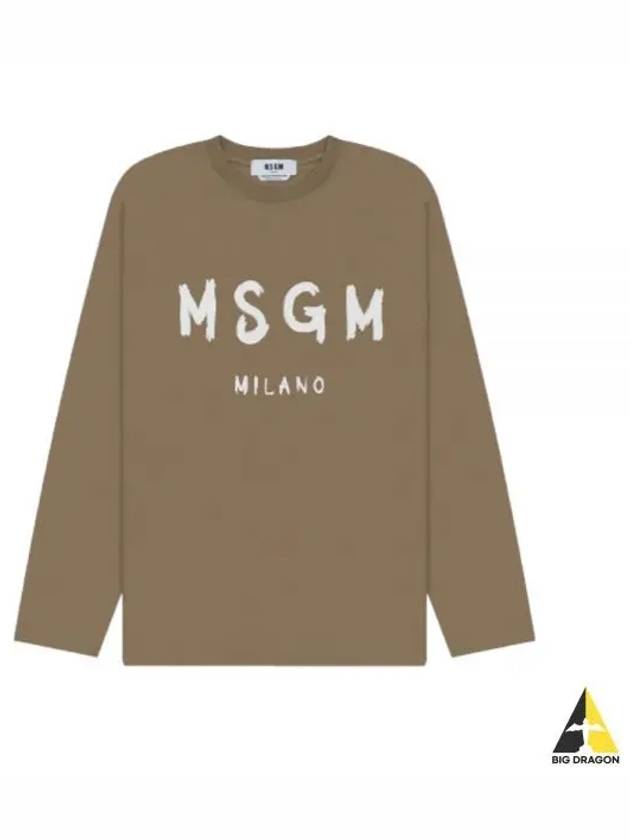 logo long sleeve t shirt 3740MM511 247798 37 - MSGM - BALAAN 1