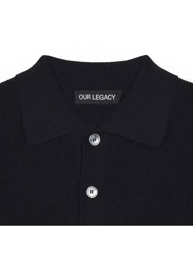 Polo T-shirt M2243TS SHADOWBLKCRI SHADOW BLACK CRISPY - OUR LEGACY - BALAAN 4