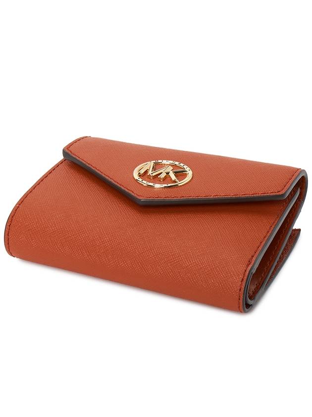 Greenwich Half Wallet 34S1GNME6L BR TERRACTTA - MICHAEL KORS - BALAAN 3